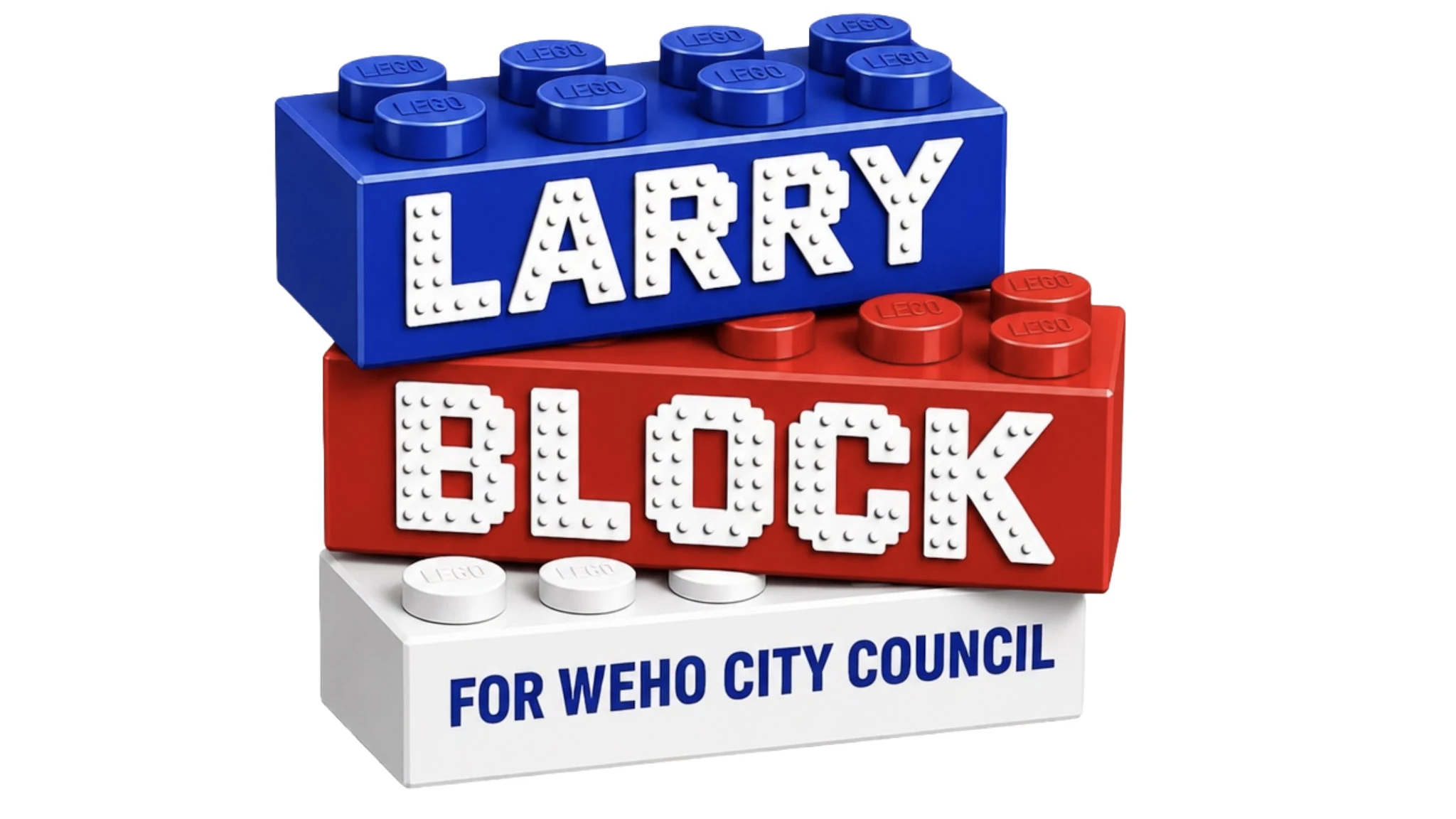 Logo — Larry Block for City Councilmember - West Hollywood, California - 2026 - 2