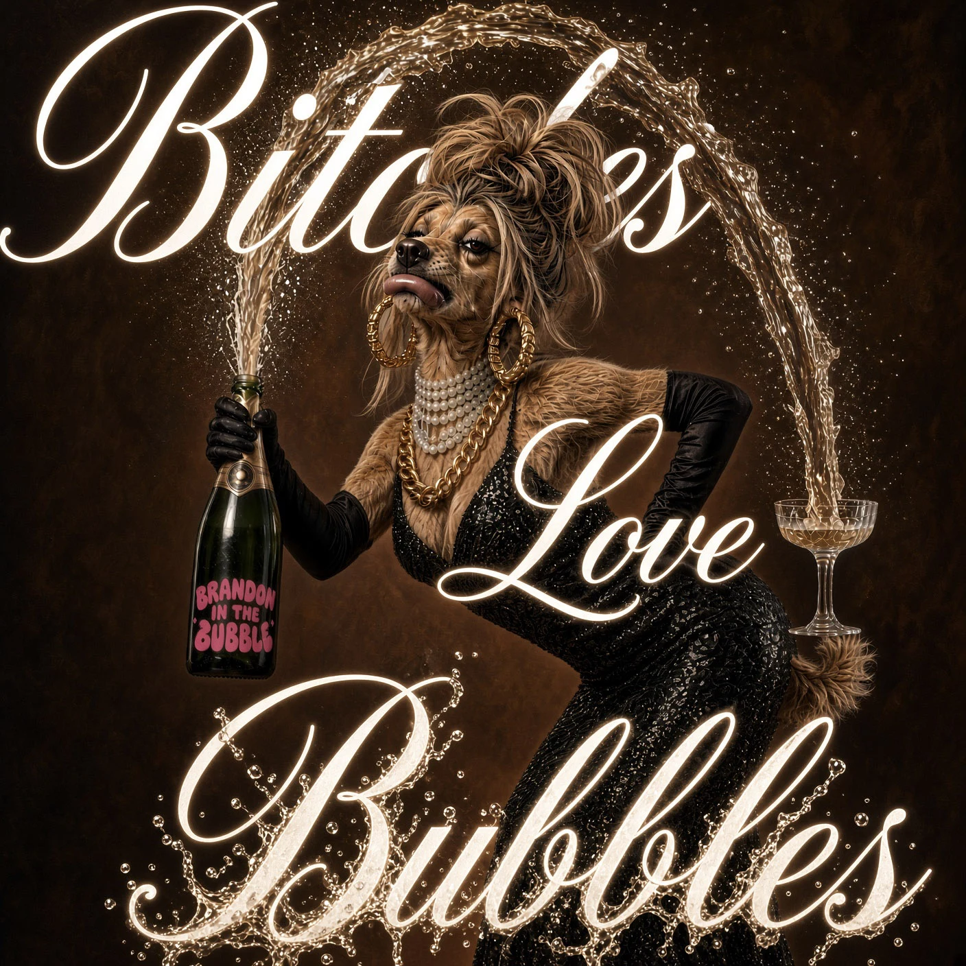 Bitches Love Bubbles — The Collar Club