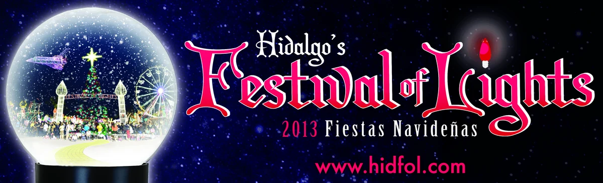 Billboard — City of Hidalgo - Hidalgo, Texas - 2013 - Festival of Lights