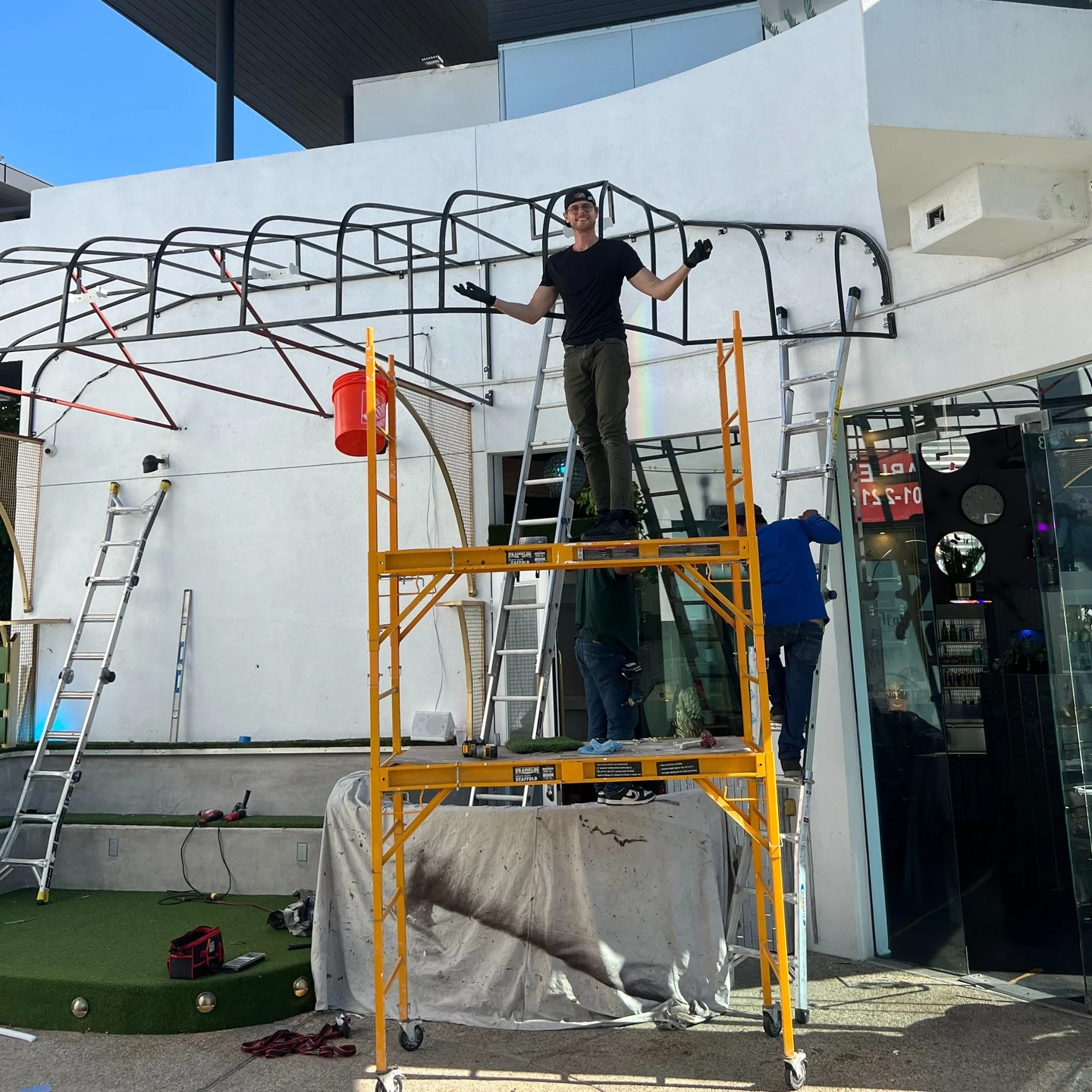 Construction Photography — The Collar Club - West Hollywood, California - 2025