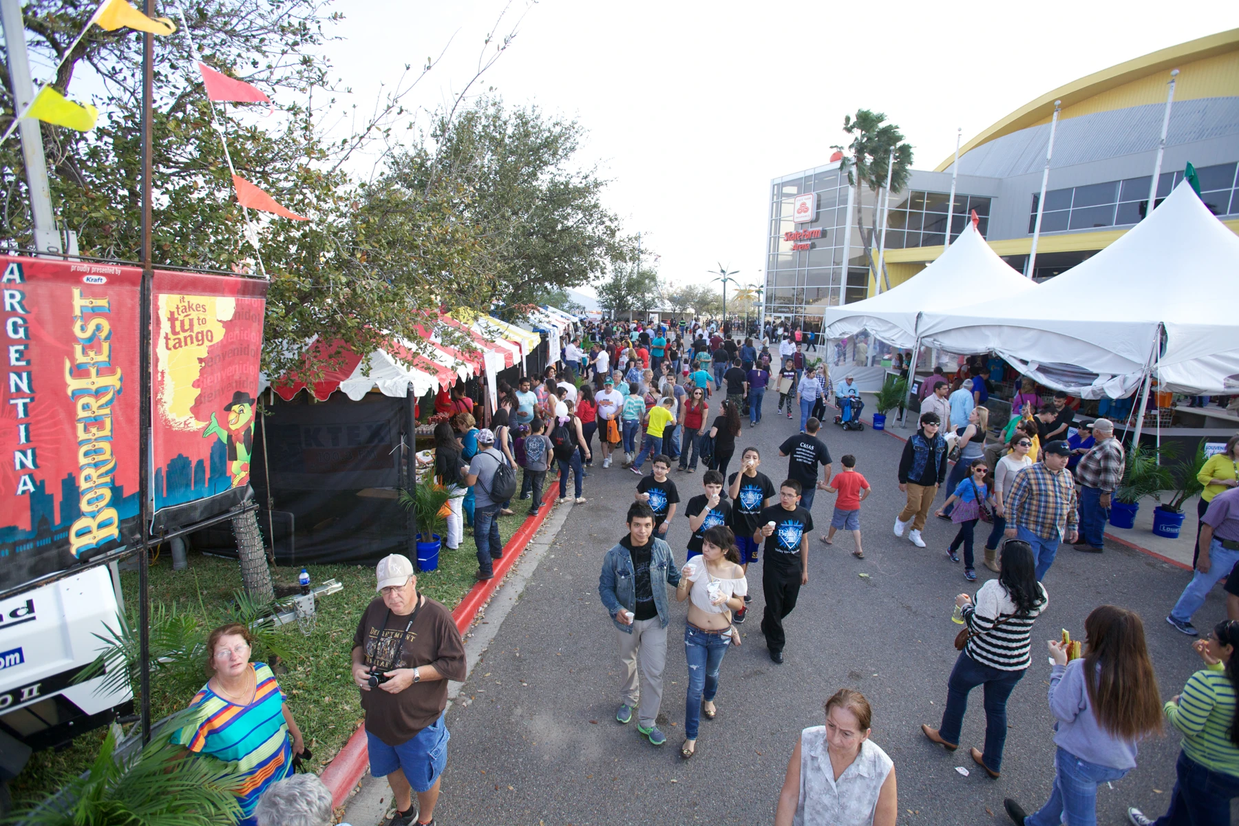 Outdoor signage — Hidalgo (TX) BorderFest 2014: Celebrating Argentina