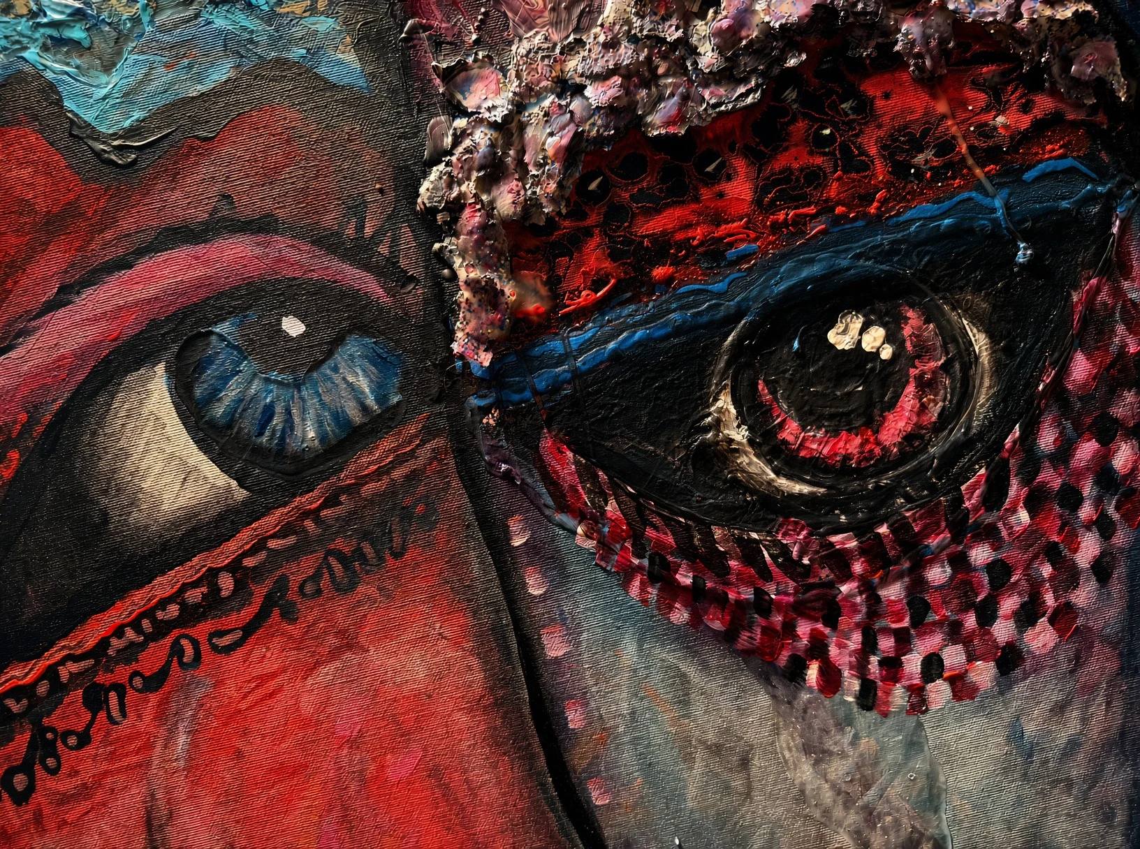Painting — eye detail