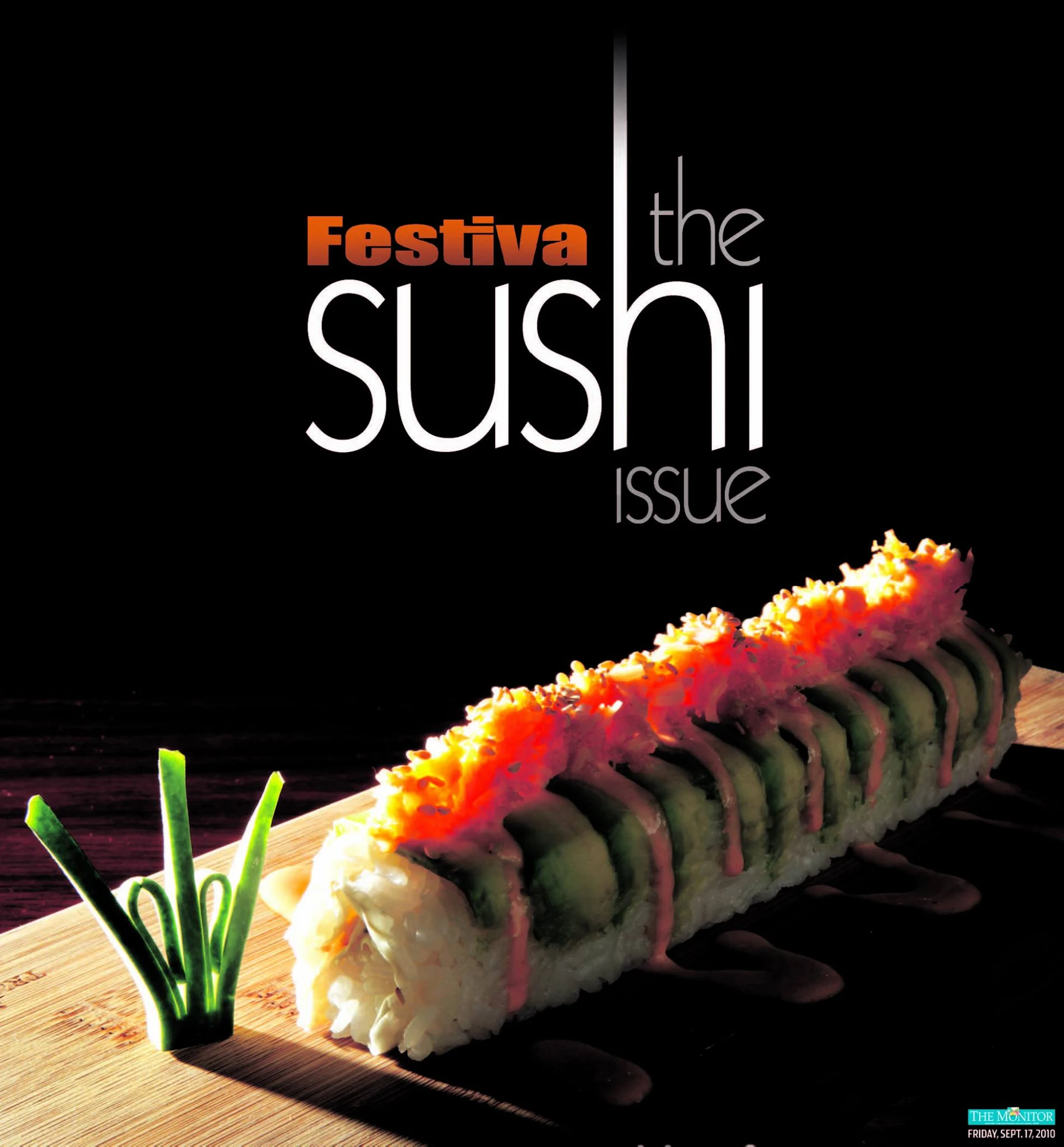 Cover Design — Festiva, The Monitor - McAllen, Texas - 2010 - The Sushi Issue