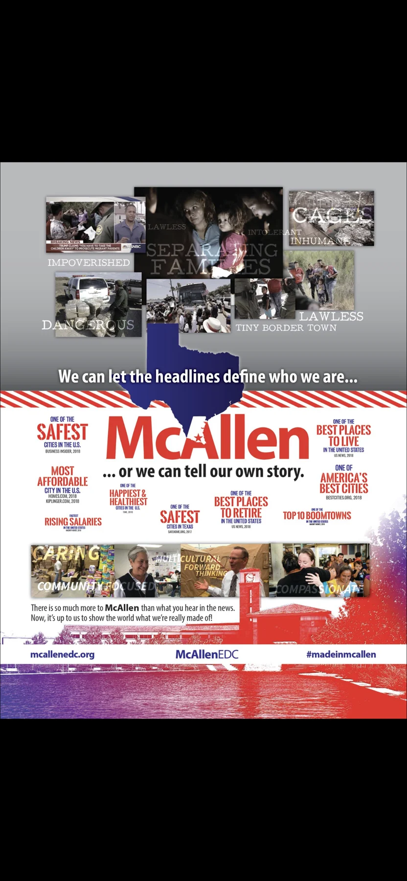 Print Ad Screenshot — McAllen EDC - McAllen, Texas - 2020 - Write Our Own Story - Portrait