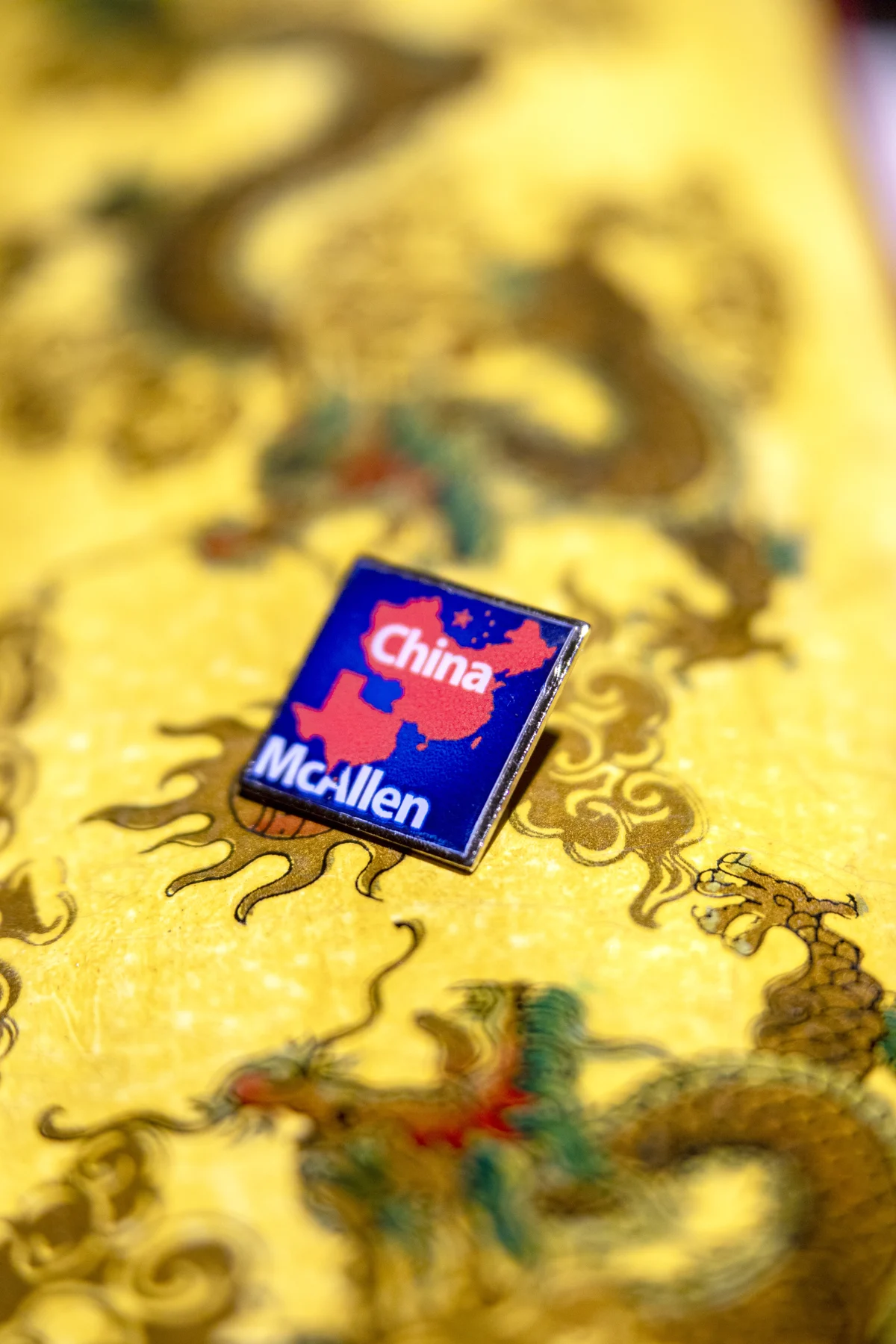 Product Photography — McAllen EDC - McAllen, Texas - 2019 - China and McAllen Pin