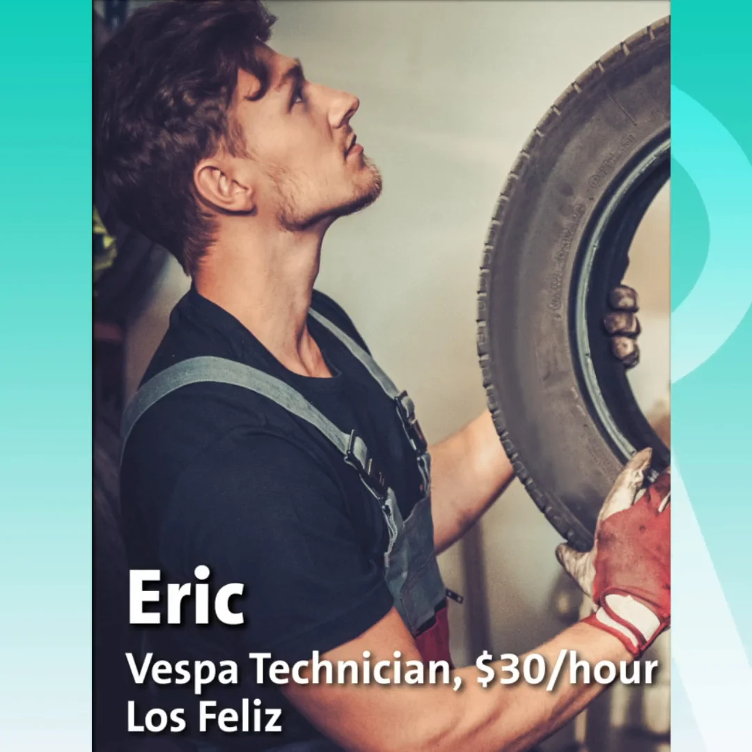 Digital Video Ad — Alset - Los Angeles, California - 2019 - Vespa Mechanic - 1080x1080