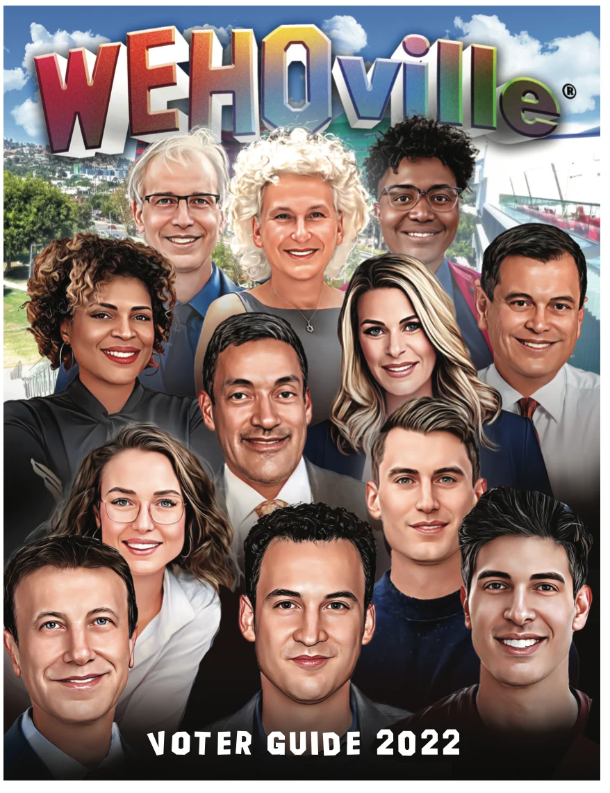 WEHOville — Voter Guide 2022 cover